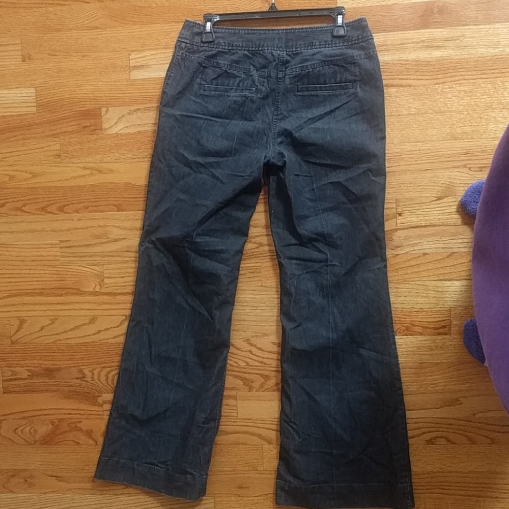 Kenneth Cole Black Wide Leg Flare Jeans - Picture 2 of 4